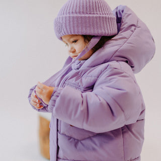 Purple Knit Toque, Baby