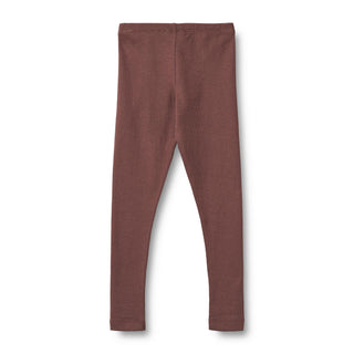 Rib Leggings Maddy- Eggplant