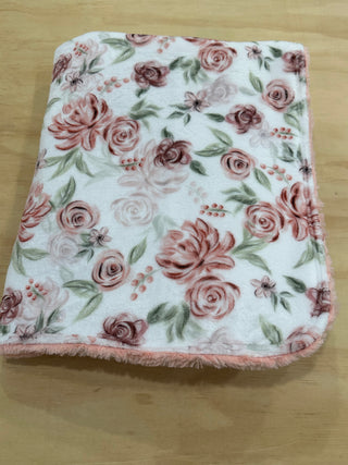 Mini Luxe Blanket - Little Roses