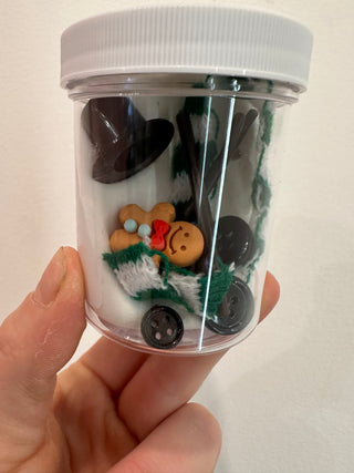 Snowman in a Jar Claydoh