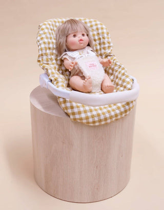 Doll Capsule - Blue Ducky - Mustard Gingham - Tiny Harlow