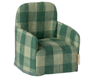 PREORDER* Folding chair, Mouse - Green check