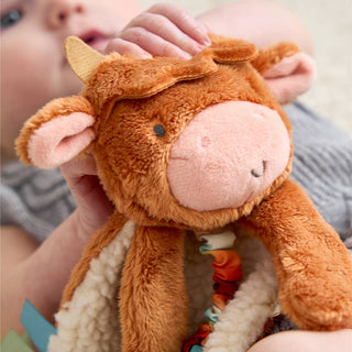 Highland Cow Itzy Friends Lovey Plush