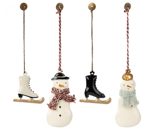 Metal Ornament Set- Winter Wonderland