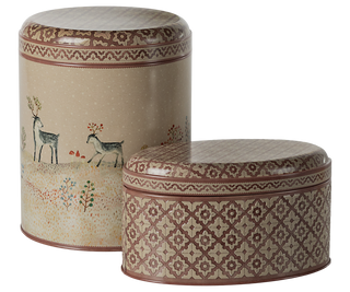 Metal box, Winter wonderland - 2 pcs set