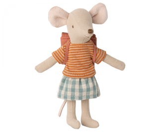 Clothes and bag, Big sister mouse- Old Rose