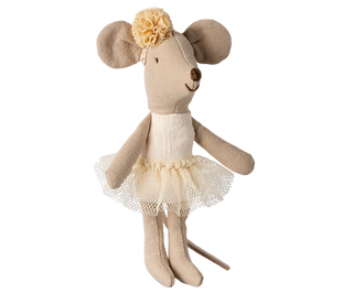 Ballerina mouse, Little sister- Off white