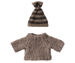 PRE ORDER Knitted sweater and hat, Big brother mouse