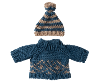 PRE ORDER Knitted sweater and hat, Dad mouse