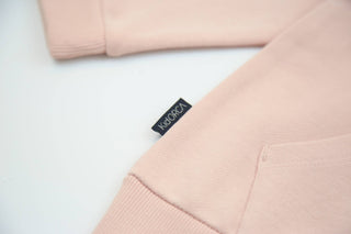 French Terry Hoodie - Pale Rose