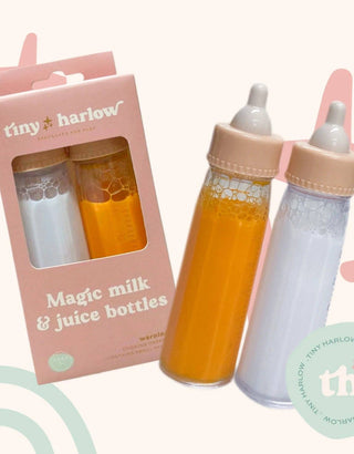 Bottled milk and juice set - Tiny Harlow