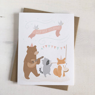 Hip Hip Hooray Parade Birthday Card