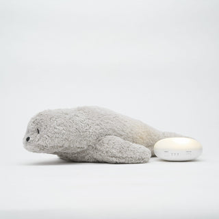 Moonie Organic Humming Seal With Lamp - Gray
