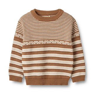 Knit Pullover Janus- Caramel