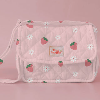 Tiny Tummies nappy bag - Strawberry picnic - Tiny Harlow