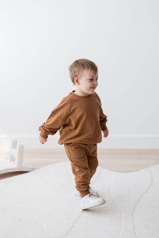 Sweatshirt & Jogger Set | Cinnamon