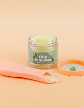 Tiny Tummies - Apple jelly food - Jar and spoon - Tiny Harlow