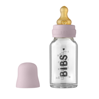 BIBS Glass Bottle Complete Set- Dusty Lilac