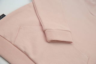 French Terry Hoodie - Pale Rose