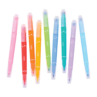 Confetti Stamp: 9 Double-Ended Markers