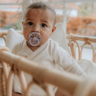 BIBS Pacifier Boheme Latex 4 PK Ivory/Blush/Blossom/Dusky Lilac