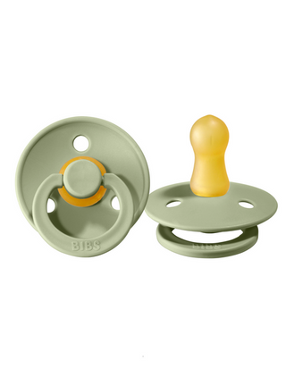 BIBS Pacifier Original COLOUR Latex 2 PK Sage