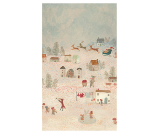 Gift wrap, 10 m - Santa is coming