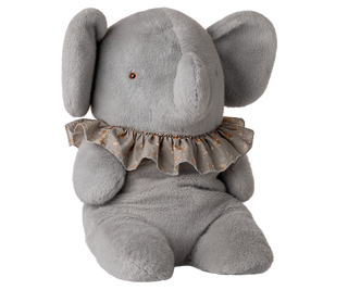 Elephant plush, Big - Blue/grey