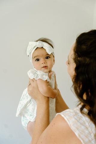 Ruffle Skirted Short Sleeve Onesie- Valley Blooms
