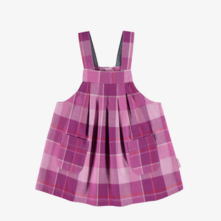Purple Plaid Jumper dress