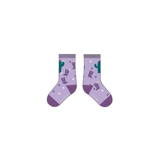 Purple Print Socks