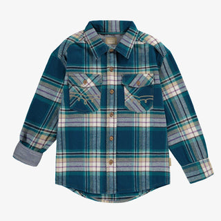 Turquoise Plaid Shirt