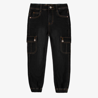 Black Jeans with Cargo Pockets