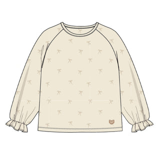 Cream T-Shirt with bows