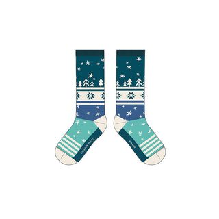 Winter Pattern Socks (Blue)