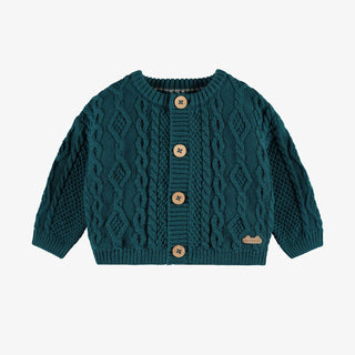 Teal Knit Cardigan
