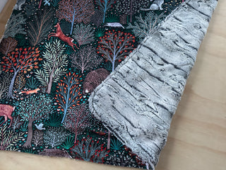 Mini Luxe Blanket - Rustic Forest