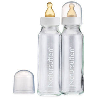 Natursutten Glass Baby Bottle 8oz- 2pack