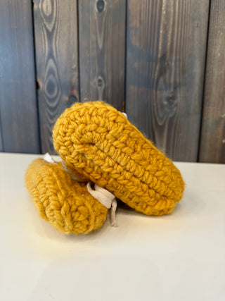 Basic Booties - Mustard