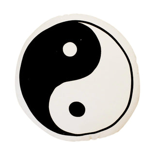 ying yang Pillow
