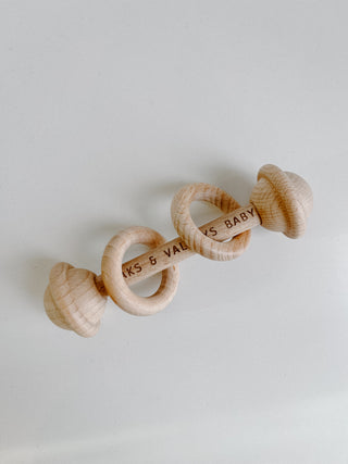 Wooden Baby Rattle