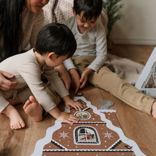 Gingerbread House Holiday/Christmas Floor Puzzle