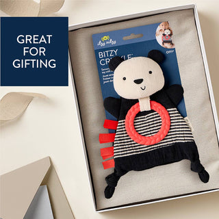 Bitzy Crinkle™ Sensory Toy With Teether