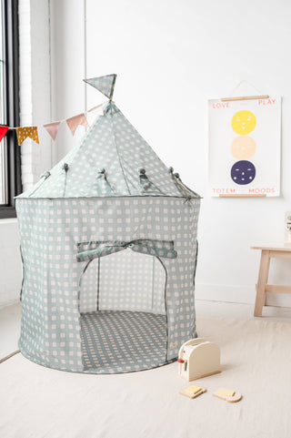 Recycled Fabric Play Tent Castle- Prints