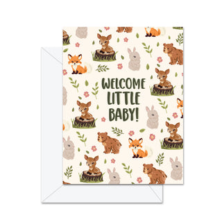 Welcome Little Baby! - Greeting Card
