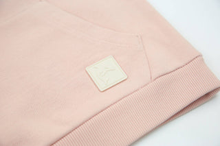 French Terry Hoodie - Pale Rose