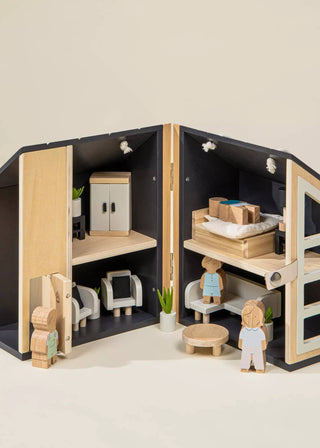 Wooden Doll House To Go