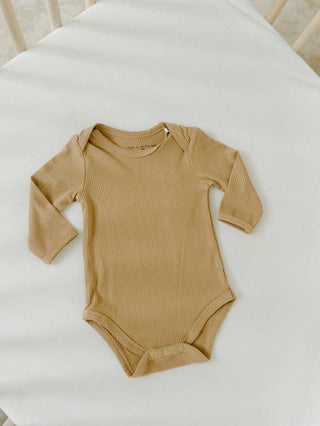 Long Sleeve Onesie- Toffee