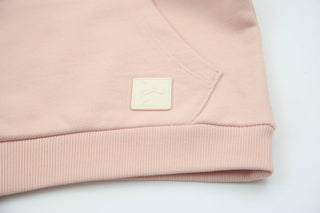 French Terry Hoodie - Pale Rose