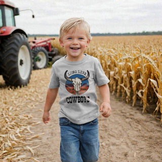 "Long Live Cowboys" Country Western Summer Boy Clothing